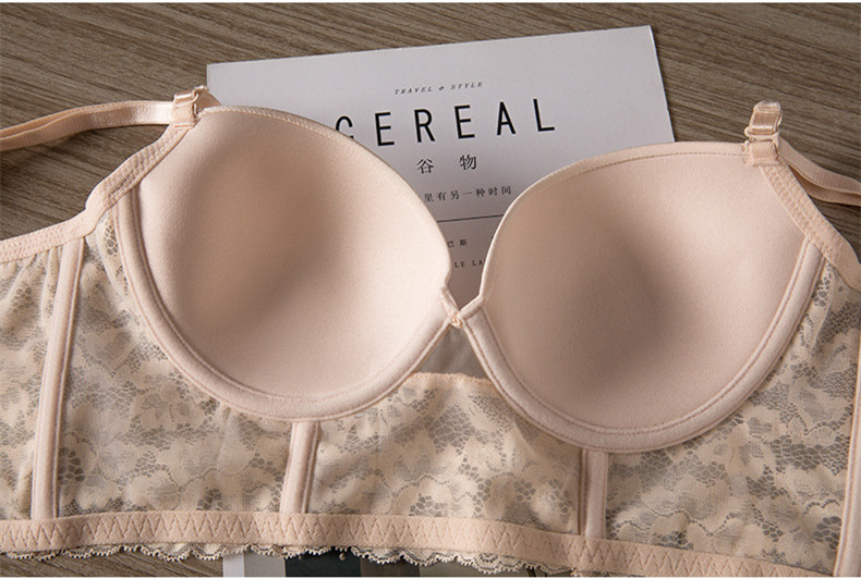 Title 5, Bra U-shaped Large Backless Underwear Glossy In...