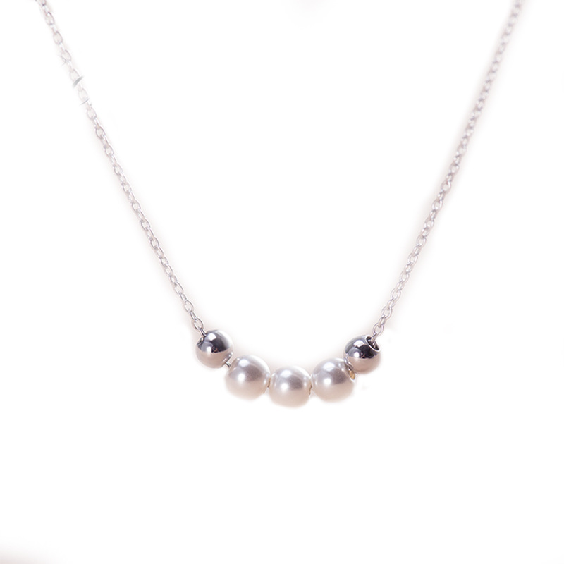 Personality String Pearl Necklace Korean Drama Star