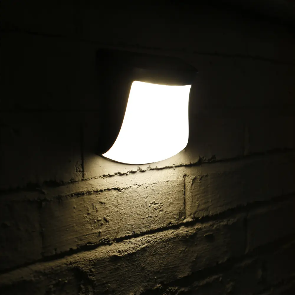 Solar Lamp Fence Wall Outdoor Waterproof Home