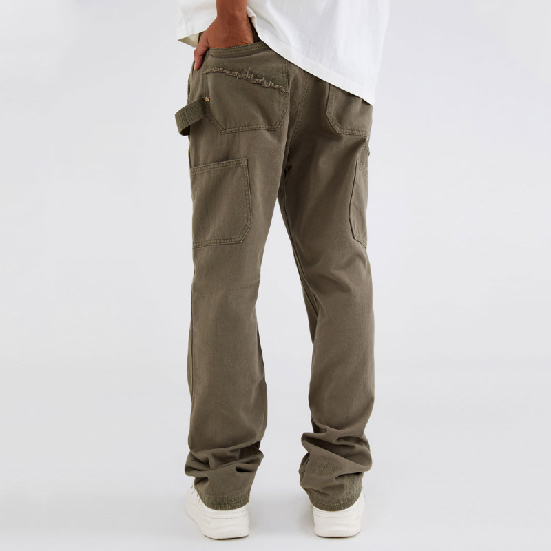 SimpleMen's Straight Baggy Casual Pants