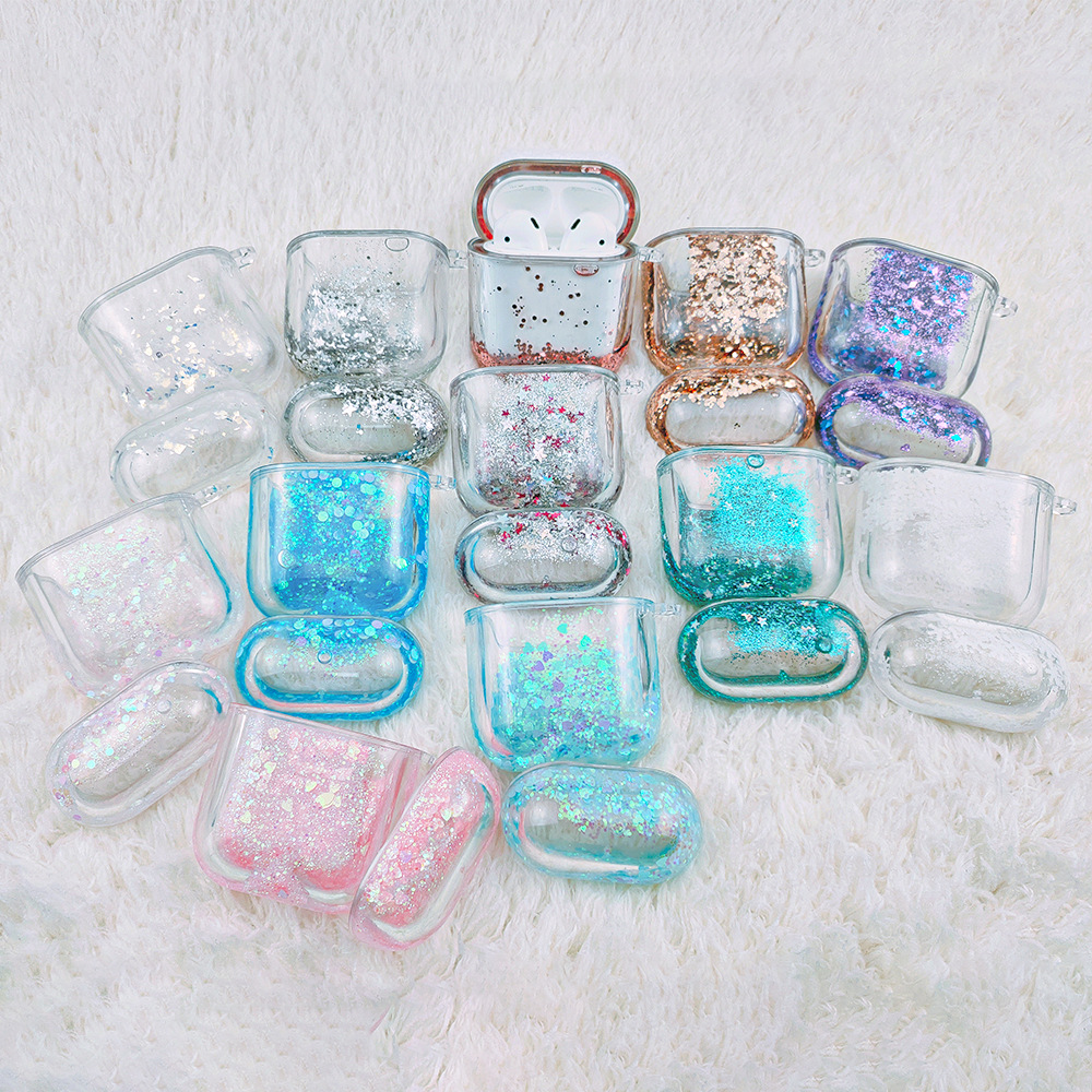 Bluetooth Liquid Quicksand Earphone Case Protection - Image 6