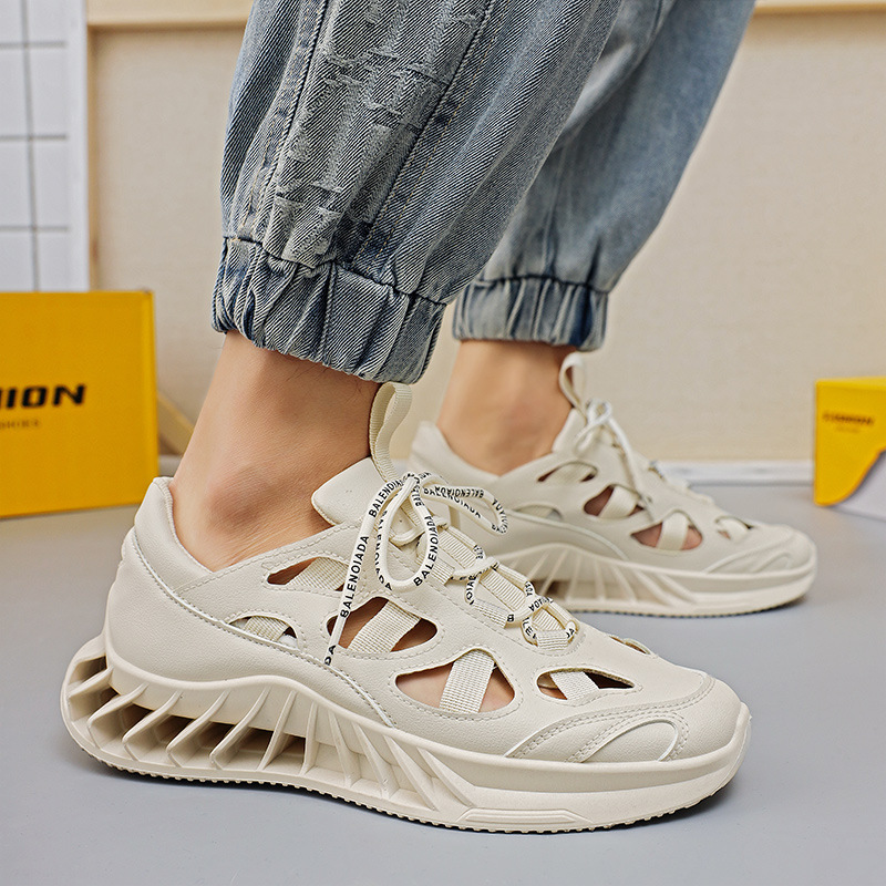 Hollow Breathable Sneakers Are All-match For Driving Trends