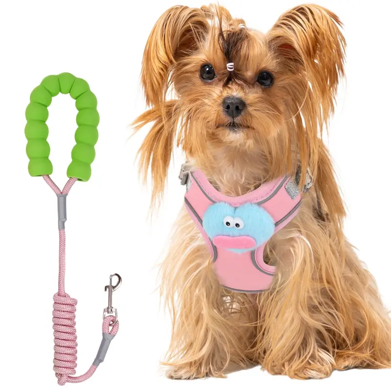 No Pull Dog Harness With Multifunction Dog Leash,Soft Adjustable No Choke Escape Proof Pet Harness Vest For Medium Dogs