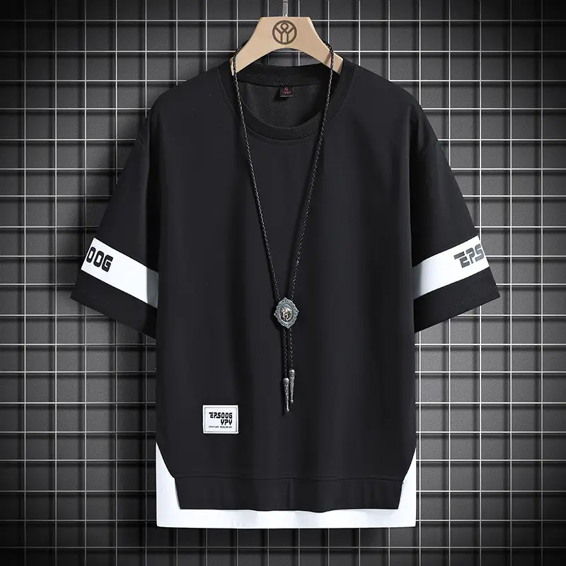 Men's New Ins Tide Brand Loose Short-sleeved T-shirt