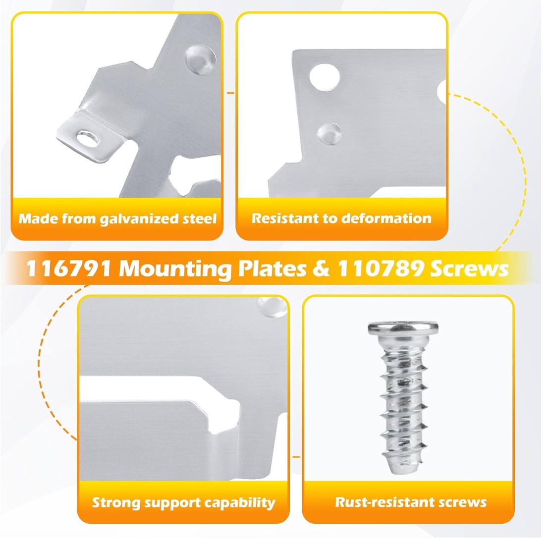 116791 Ikea Skorva Midbeam Bed Monunting Brackets X 8 Camper Conversion — image 8