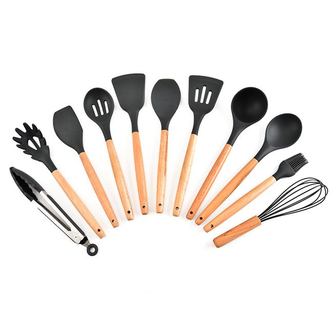 BEYONDARY Silicone Kitchen Utensil Set – Nonstick Cooking Spoons and Shovels