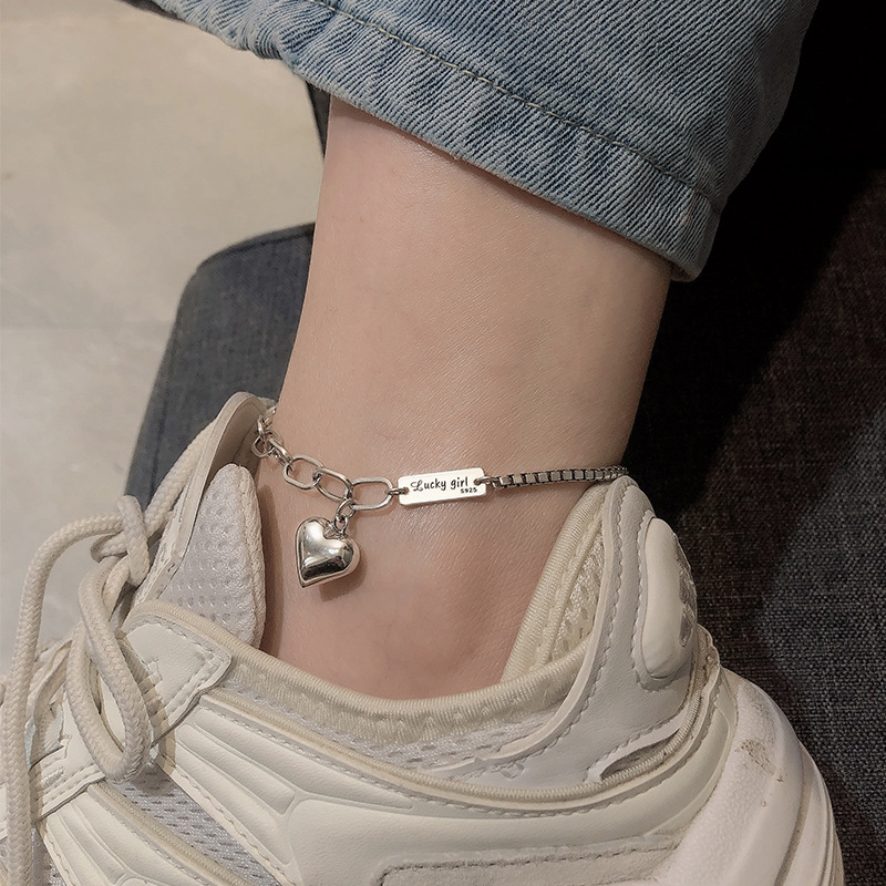 Love Bracelet Female Ins Niche Design Anklet