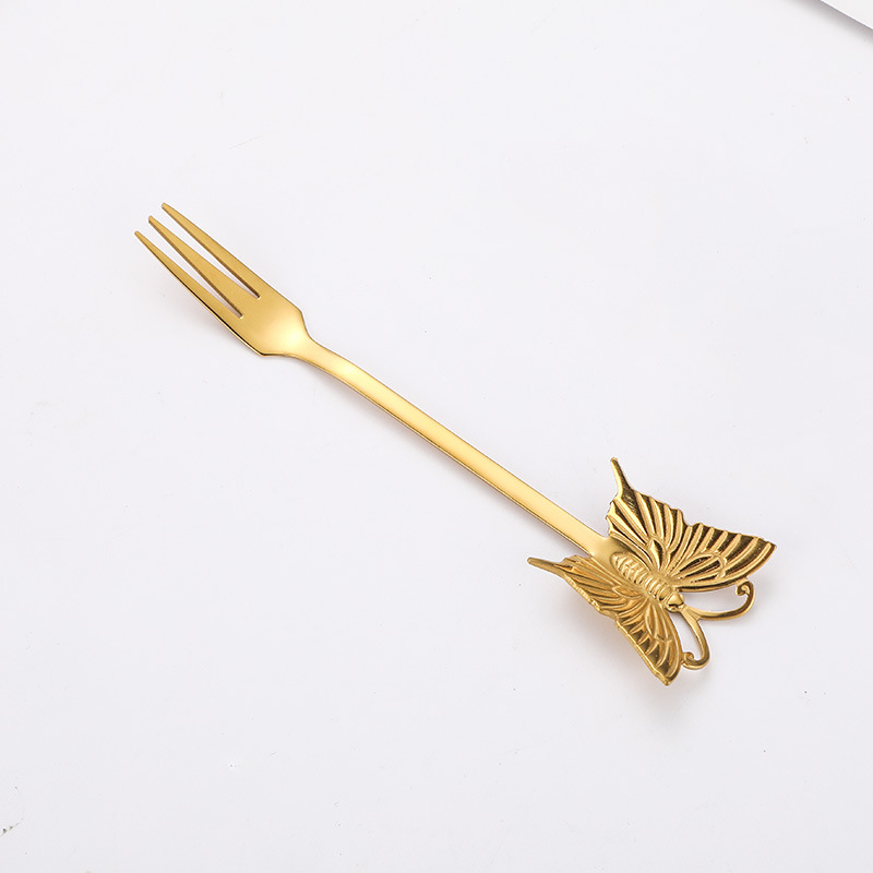 Golden fork