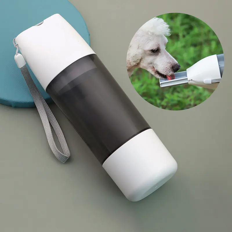Portable Dog Water Bottle 350ml Food Container for Dog
