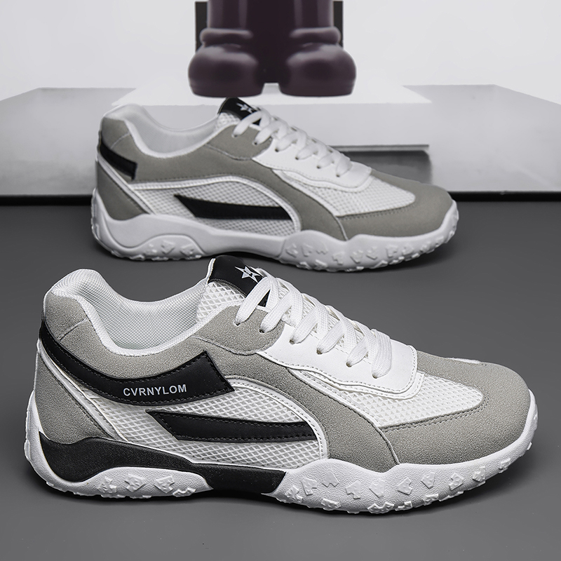 2026 New Summer Men's Shoes, Breathable Mesh Trendy Skate Shoes, Fashion Casual Comfortable Versatile Dad Sneakers