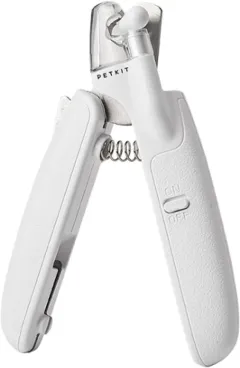 Pet Products Cat Nail Scissors Dog Nail Clippers Cat Nail Scissors With LED Nail Clipper - White - View 1