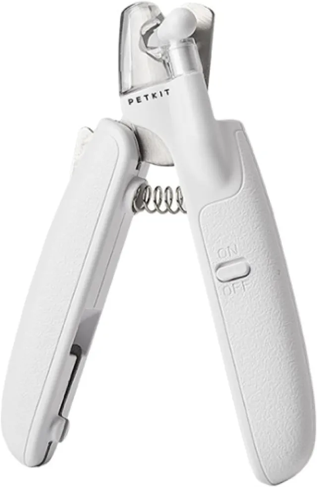 Pet Products Cat Nail Scissors Dog Nail Clippers Cat Nail Scissors With LED Nail Clipper White - Shop at LoveMi