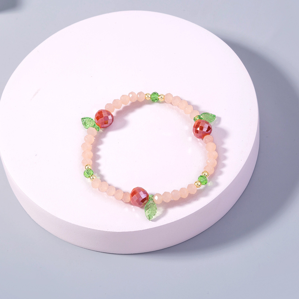 European And American New Summer Cute Crystal Fruit Beads