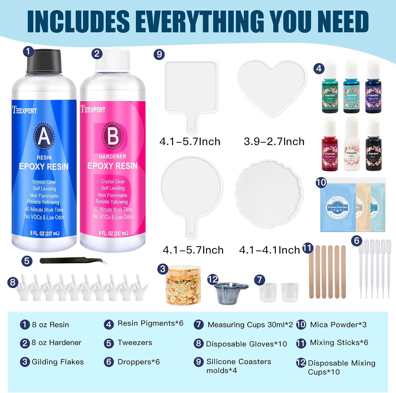 Beginner AB Glue Kit - Instant Bonding, Easy To Use