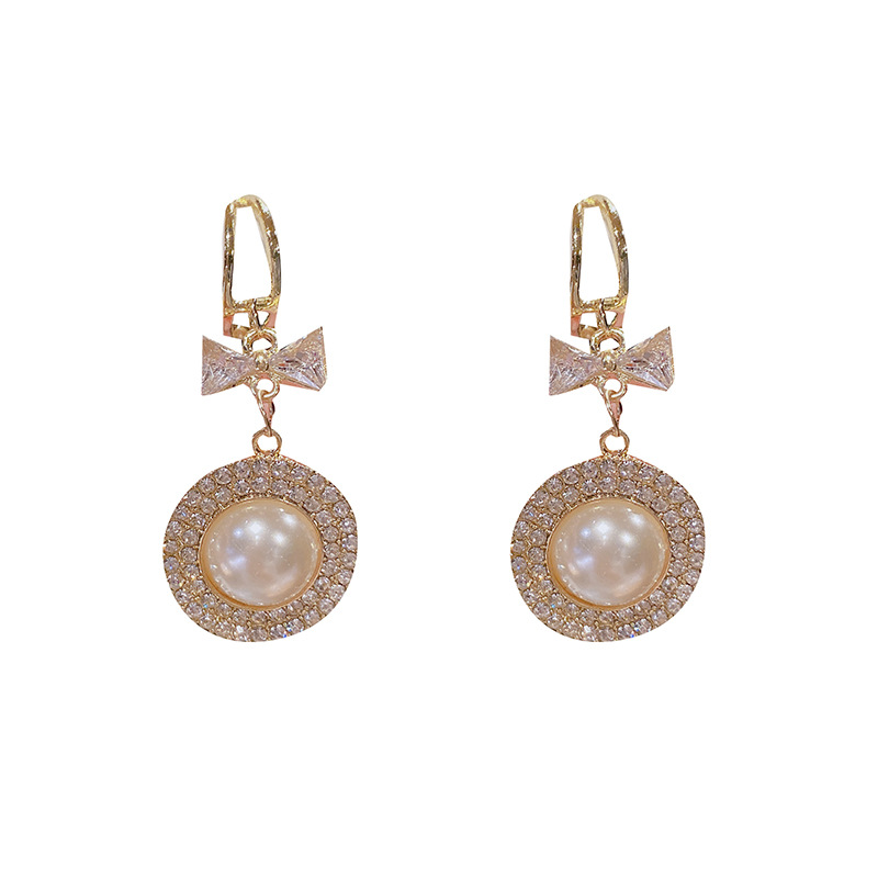 Pearl Earrings Female Korean Net Red Temperament Simple