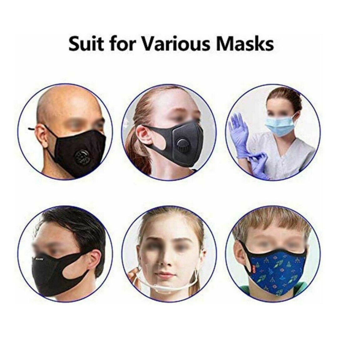 12Pcs Face Mask Strap Ear Protector Hook Extension Fixing Clip Ear Saver Buckle