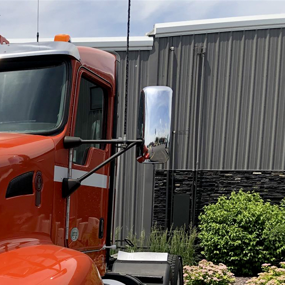 Compatible With Kenworth T660 2008-2016 Chrome Door Mirror Covers 2Pcs