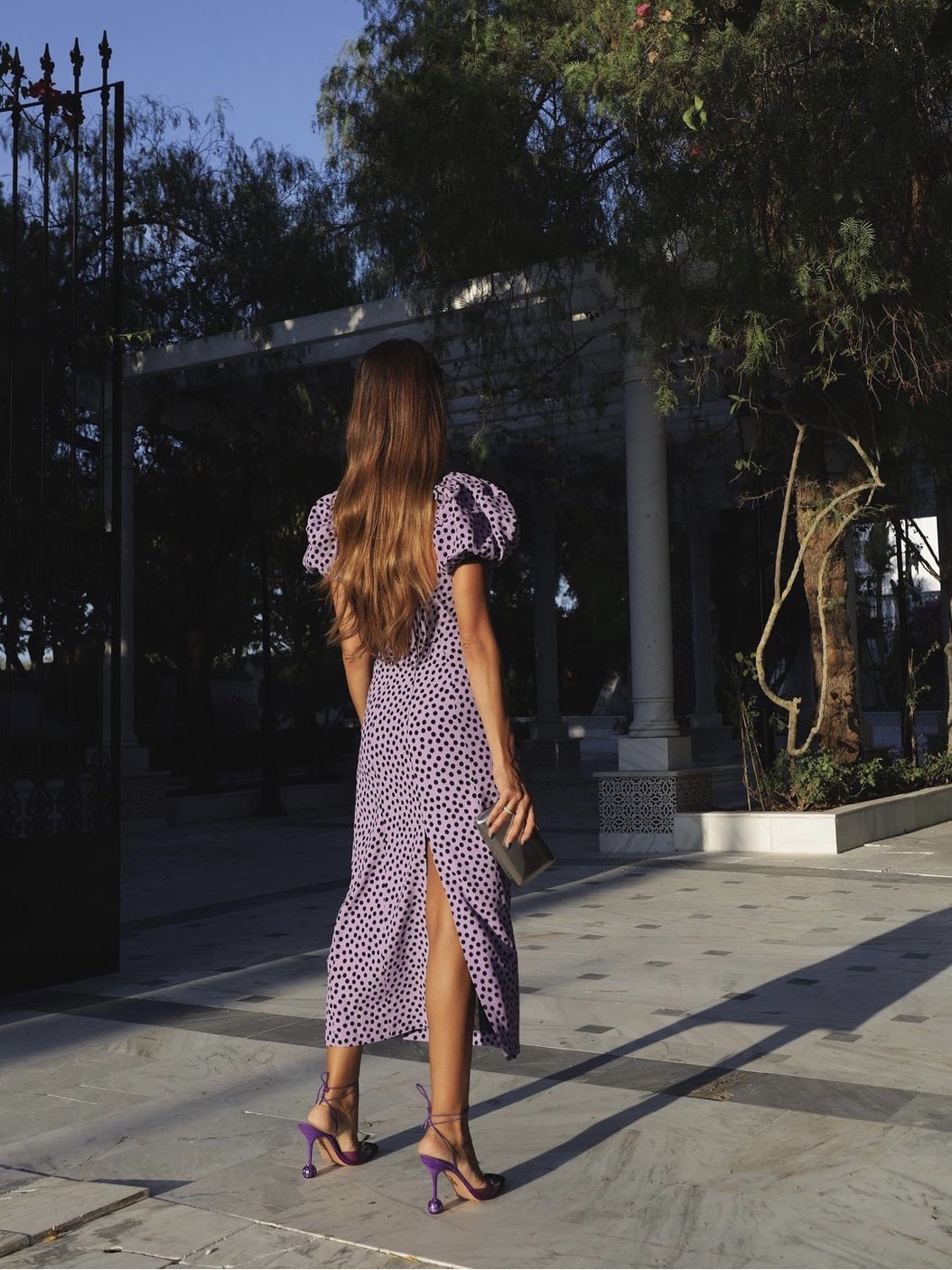 French Polka Dot Romantic Temperament Was Thin Dress Ladies