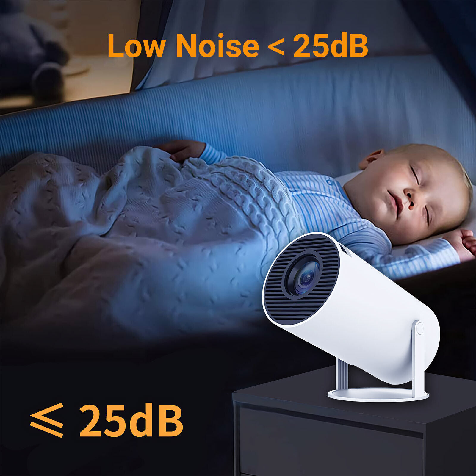 4K 5G Projector Smart HD LED WiFi Bluetooth H DMI USB Android Office Home — image 7