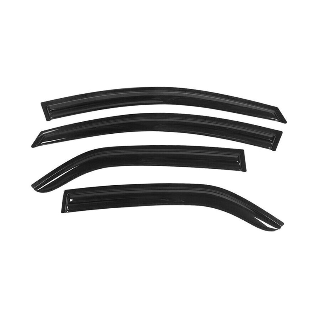 For Forte 09-13 Kia Forte 4DR Sedan Window Visors Rain Sun Guard Vent 4PCS Set