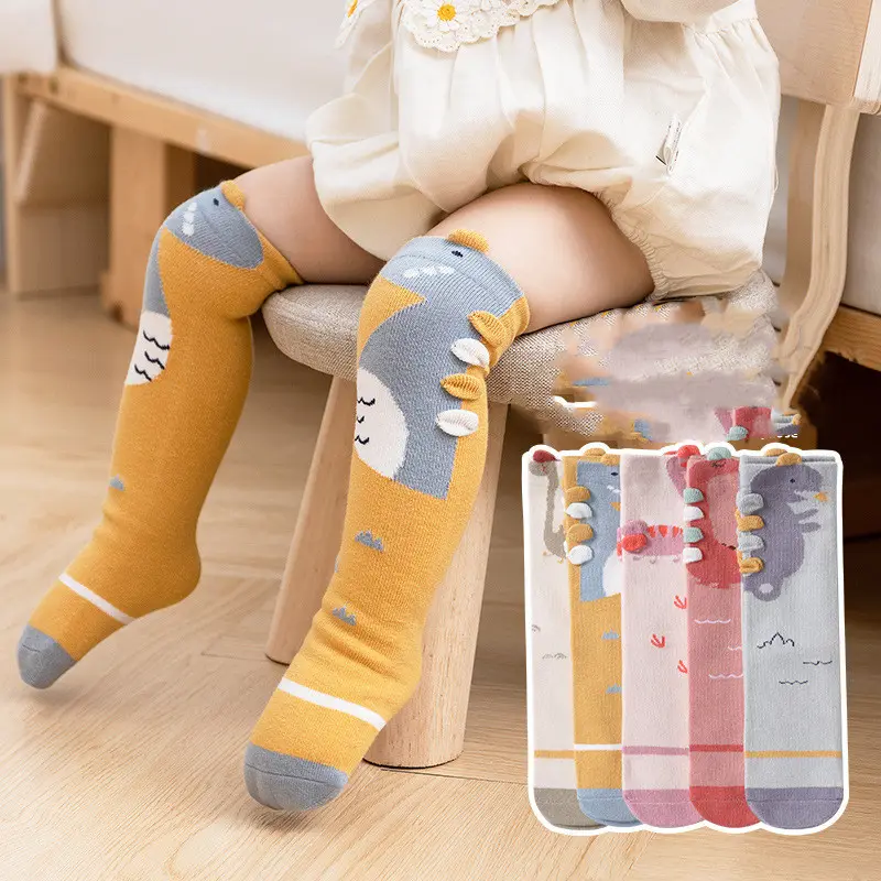 Three-dimensional Baby Over the Knee Socks Without Heels