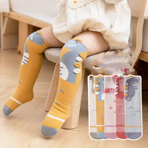 Three-dimensional Baby Over the Knee Socks Without Heels
