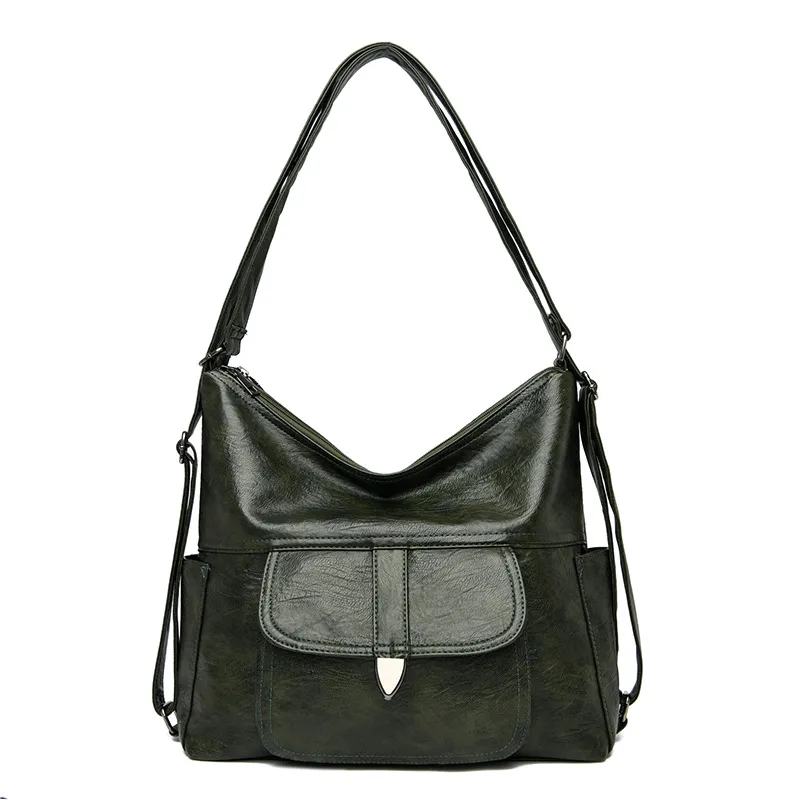 Crossbody Europe And America Ladies Shoulder Tote Bags - Green