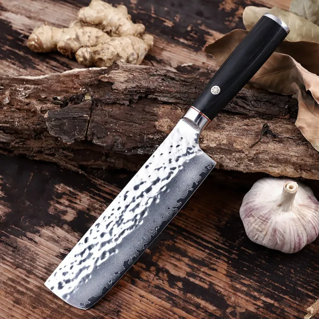 Household Damascus Steel Chef Slicing Knife Black - Shop at LoveMi