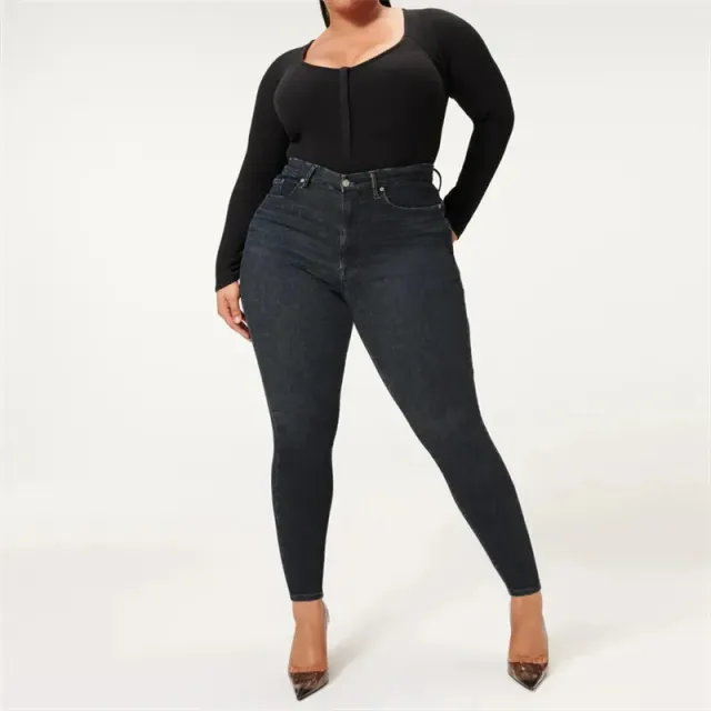 New Women's Fashion Casual Jeans Black Regular - Shop at LoveMi