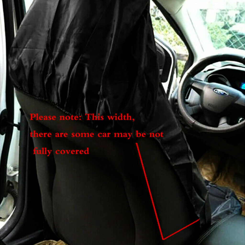 2Pcs Front Seat Covers Universal Car Van Waterproof Anti-dust Protector Clean — image 2