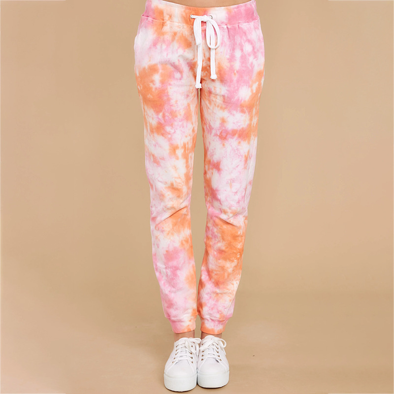 Title 2, Tie-dye casual broek met zakken, ideaal voor ee...