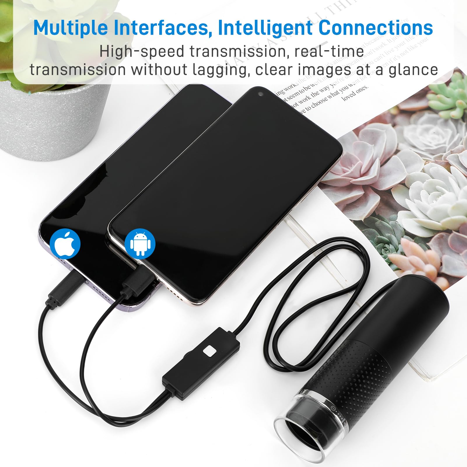 Portable Digital Microscope, 50X-1600X 2.0MP For Kids & Adults, 8 LED USB 2.0 — image 7