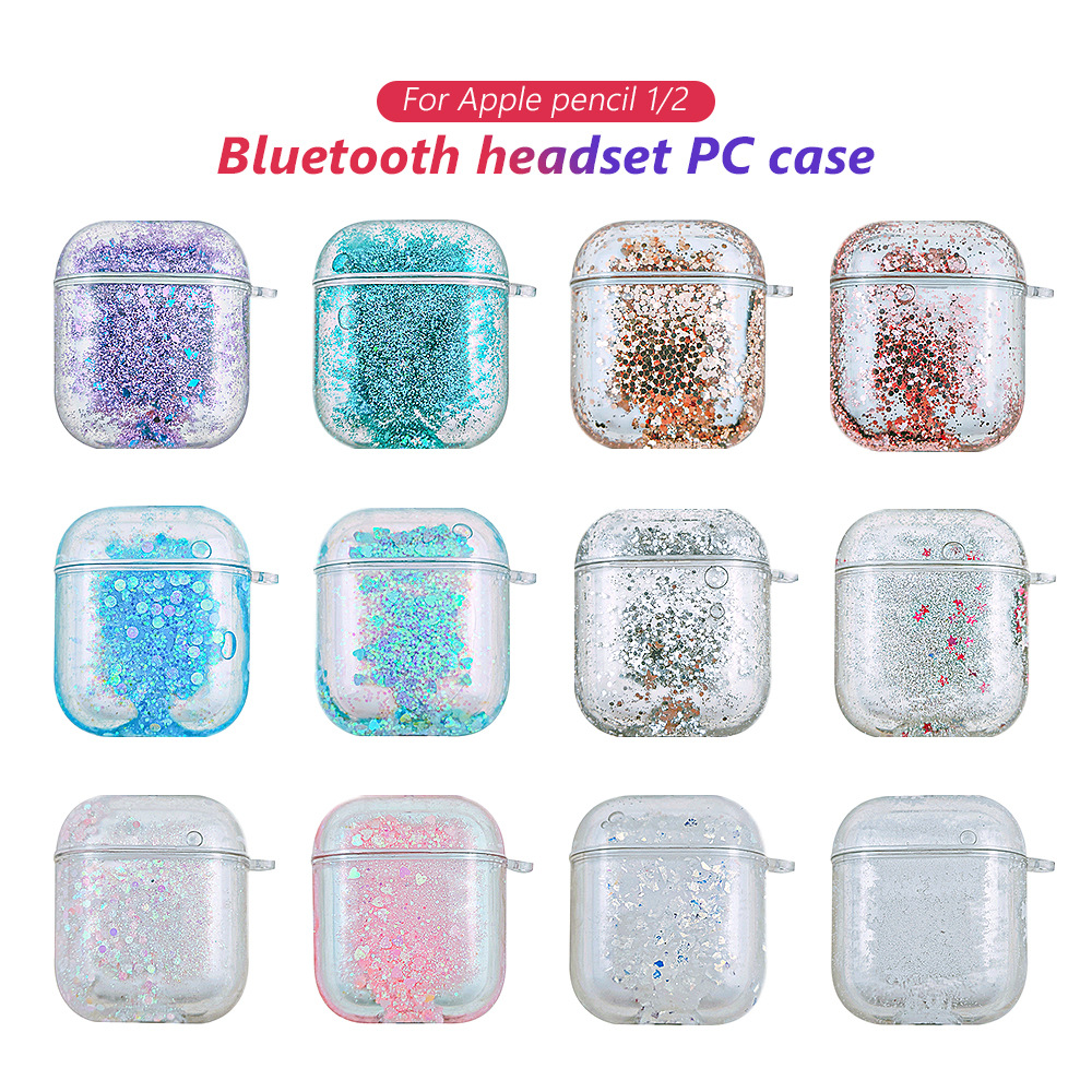 Bluetooth Liquid Quicksand Earphone Case Protection - Image 8
