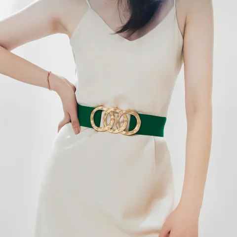 Ladies Belt High Sense Decoration with Suit Dress Coat