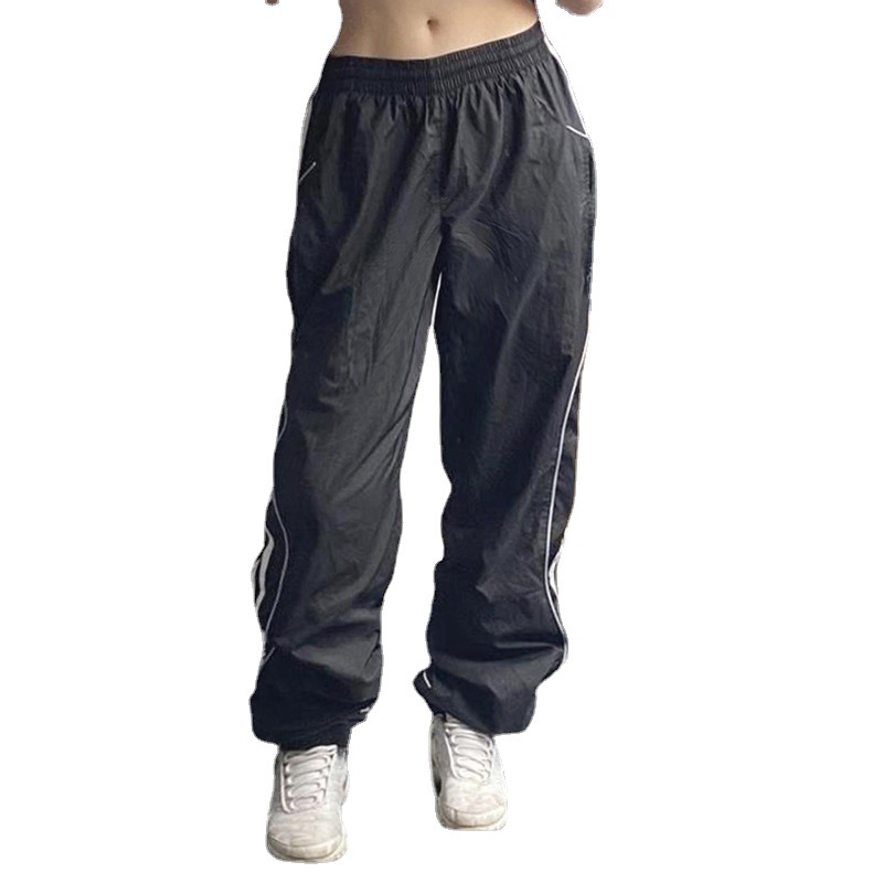 Title 8, Low Waist All-match Hip-hop Woven Trousers