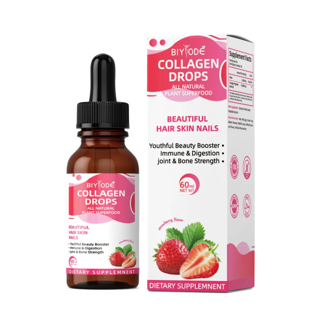 Custom Collagen Marin For The Skin Whitening Dietary Supplement Drink Liquid Multi Collagen Drops - Original