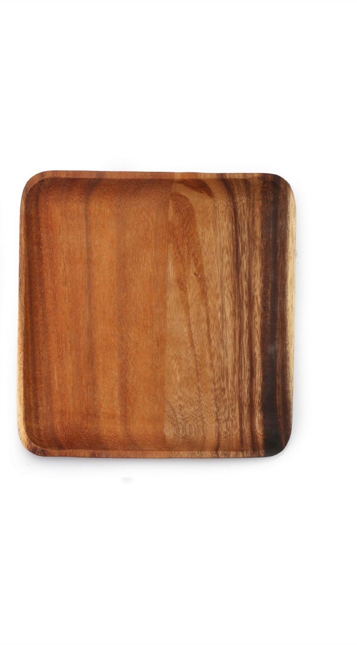 Title 1, Acacia rectangular wooden plate