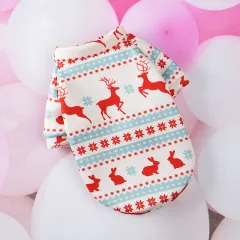 Autumn And Winter Christmas Pet Warm Padded Sweater - 13Style - View 1