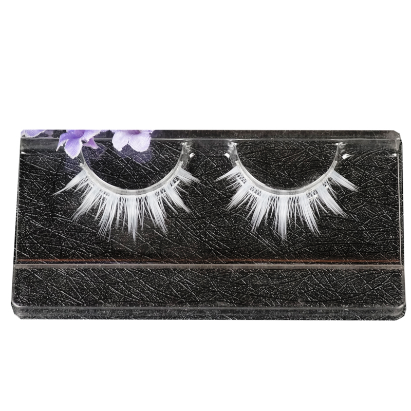 Transparent Stem White False Eyelashes Can Be Dyed By Themselves