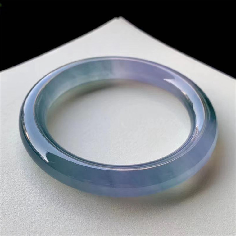 Women's Jade Jade Bracelet Ice-like Floating Flowers Jade Violet Bracelet