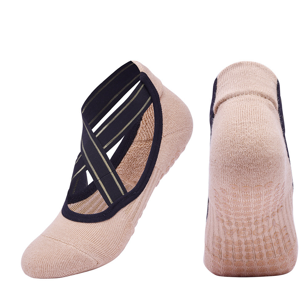 Title 3, Dance fitness non-slip Pilates socks straps