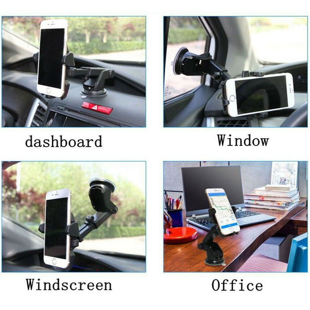 Rotatable In Car Suction Phone Holder Dashboard Windscreen Universal Mount — image 7