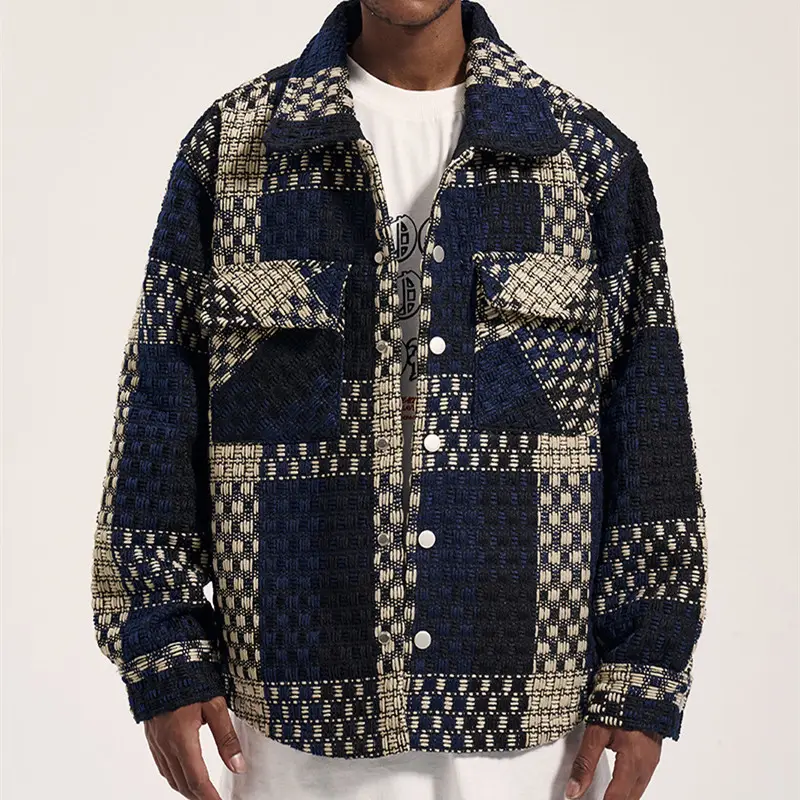 Loose Casual Long-sleeved Jacket Men's Coat