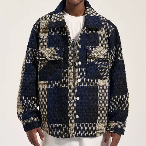 Loose Casual Long-sleeved Jacket Men's Coat