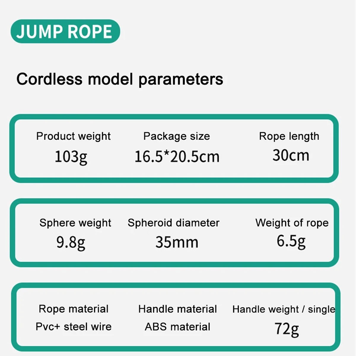 Cordless Skipping Rope  Ropes Smart Screen With Weighted For Sports Fitness