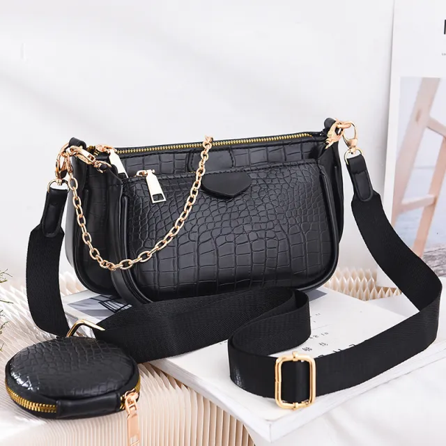 Diagonal Bag Summer New Small Bag Fashion Net Red Ladies Bag Black - Shop at LoveMi