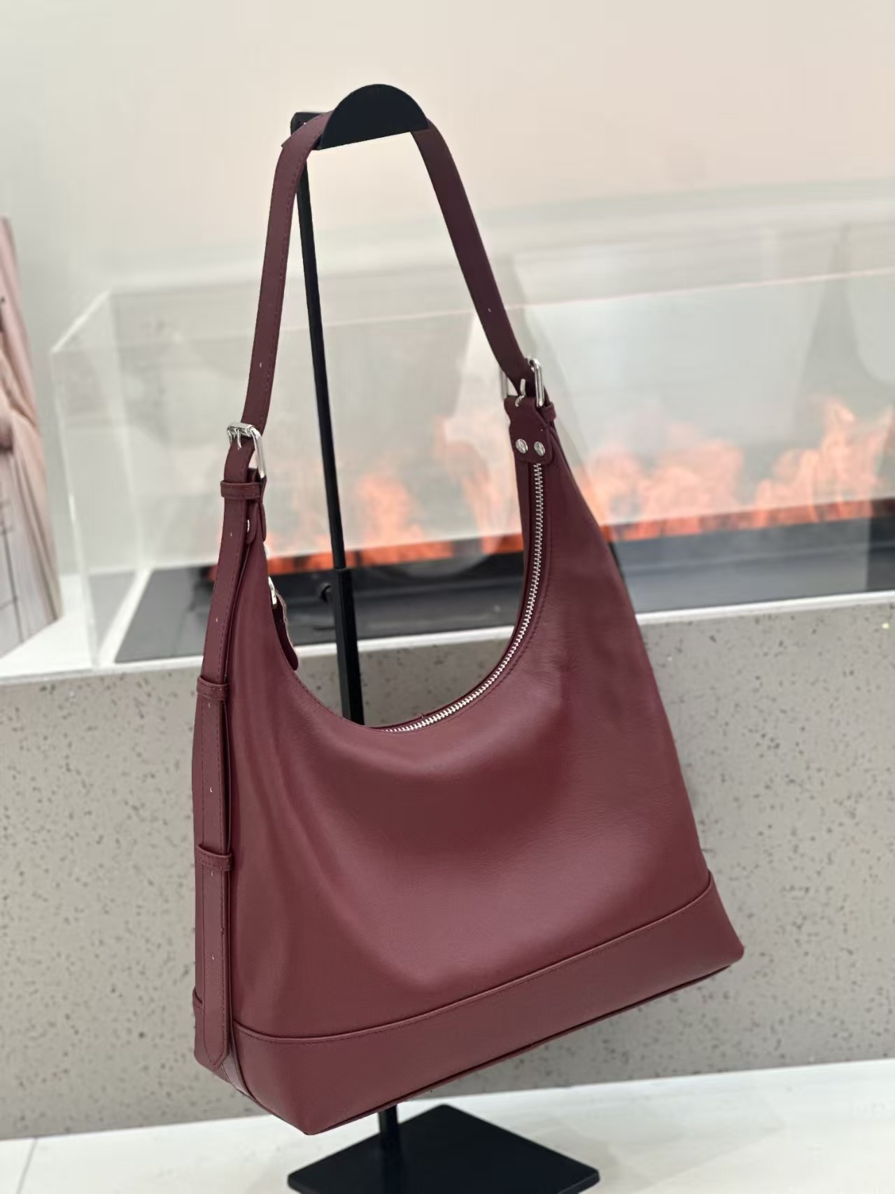 2026 nouveau sac sous les bras en peau de vache de première couche pour femmes – Image 8