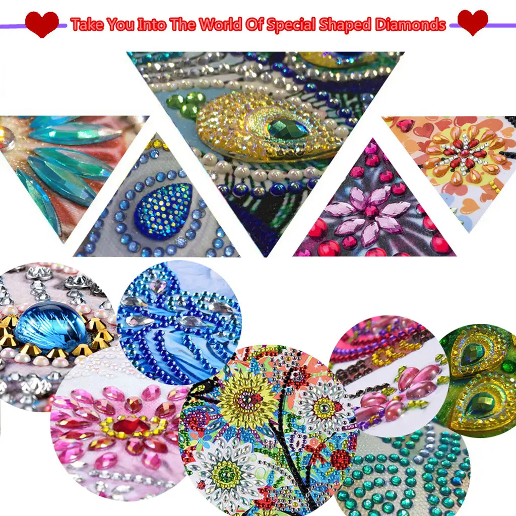 DIY Diamond Painting Prismatic Pendant