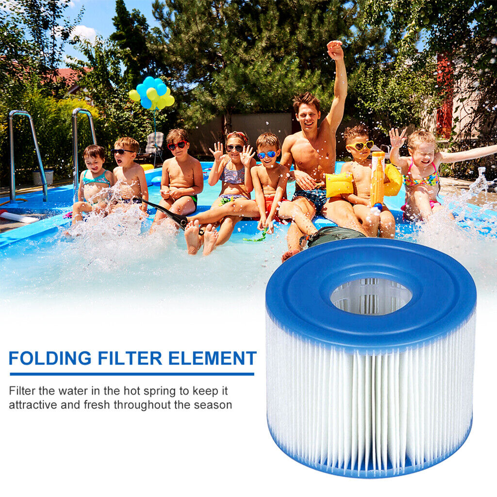 8x New Lazy Lay-Z-Spa Pool Filters 58323 VI Cartridge Hot Tub Spa Swimming Pool 9