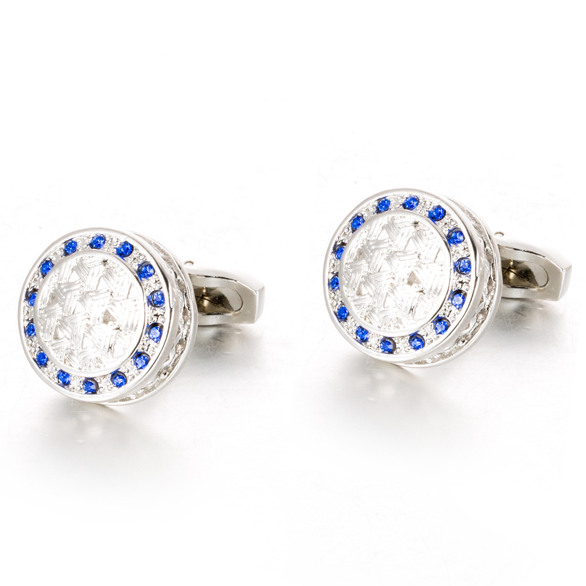 Shirt Sleeve Nails Round Men's Business Dress Cufflinks — foto 5